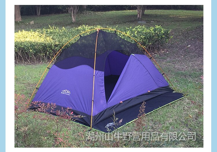Cheap Goat Tents MountainCattle Haoyue 2 Camping Tent 2 3 People Outdoor Shading Tent Aluminum Pole Mountaineering Tent Tents 